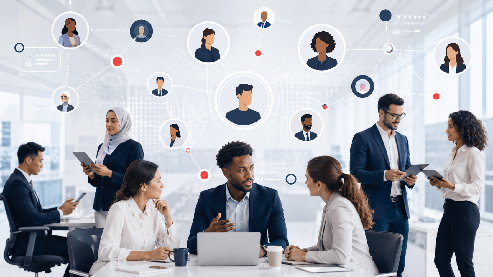 Staffing and talent solutions hero visual