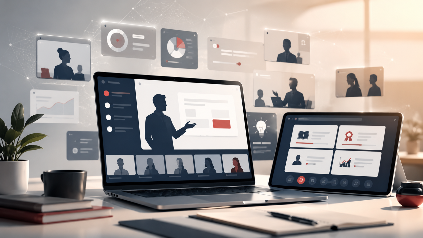 Online Training service visual